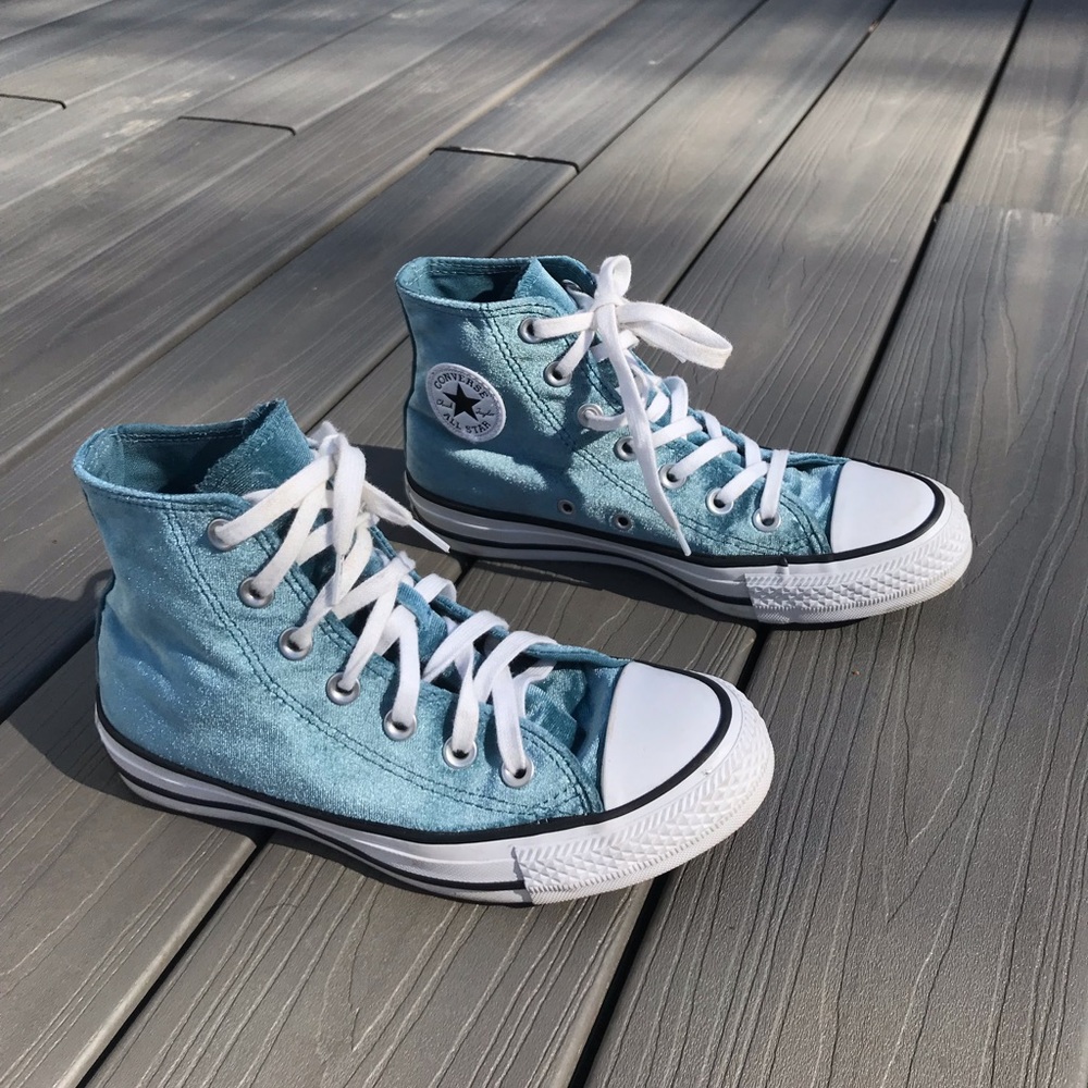 REPOP ♻️ blue velvet converse 🌀